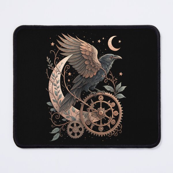 Item preview, Clockwork Raven designed and sold by SolombraArt.