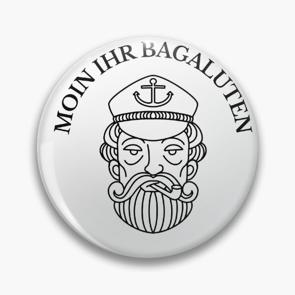 Item preview, Moin ihr Bagaluten – Maritime anchor design for North Sea & Baltic Sea fans designed and sold by Fies-und-Fein.