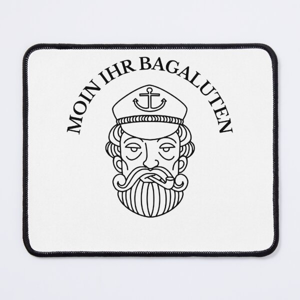 Item preview, Moin ihr Bagaluten – Maritime anchor design for North Sea & Baltic Sea fans designed and sold by Fies-und-Fein.