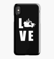 LOVE CANADA CANADA LOVE iPhone Case