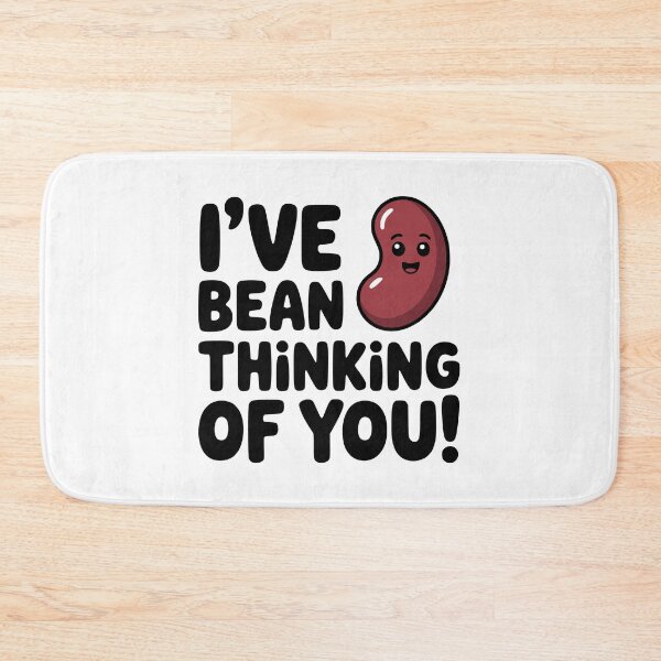 Item preview, I've Bean Thinking Of You! Cute Bean Pun designed and sold by PMCreative.