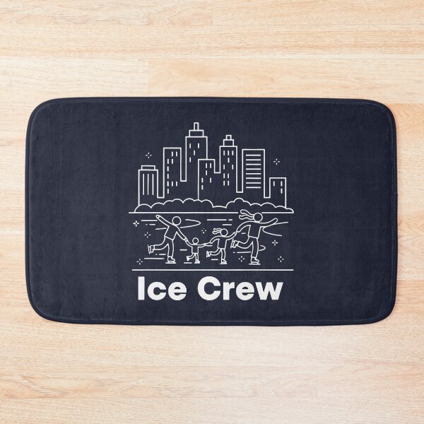Item preview, Cheerful Family of Four Enjoying Ice Skating Together designed and sold by SplashTastic.