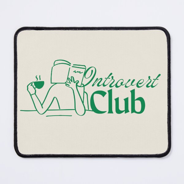 Item preview, Introvert Club – Aesthetic Anti-Social Funny Quote Shirt designed and sold by silly little things.