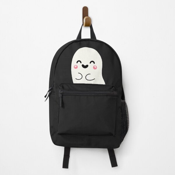 Item preview, CUTE and Adorable GHOST waving happy Kawaii Halloween designed and sold by DibujandoPorfa.