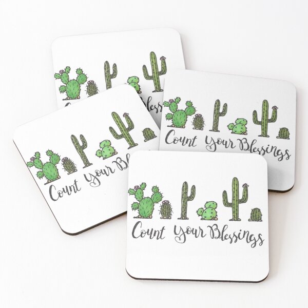 Item preview, Count Your Blessings Cactus designed and sold by Cora Worthington Art.