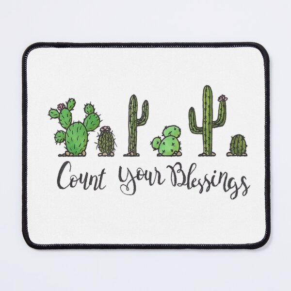Item preview, Count Your Blessings Cactus designed and sold by Cora Worthington Art.