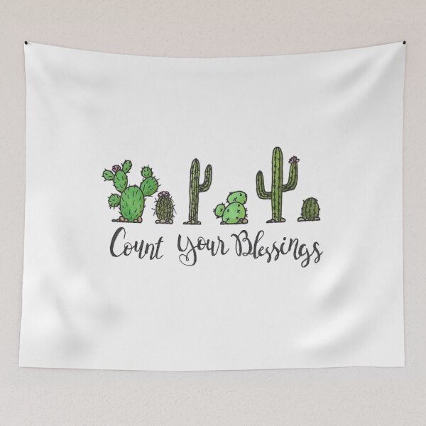 Item preview, Count Your Blessings Cactus designed and sold by Cora Worthington Art.