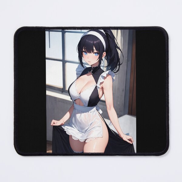 Item preview, The Elegant and Charming Black and White Maid designed and sold by iloveanimechibi.