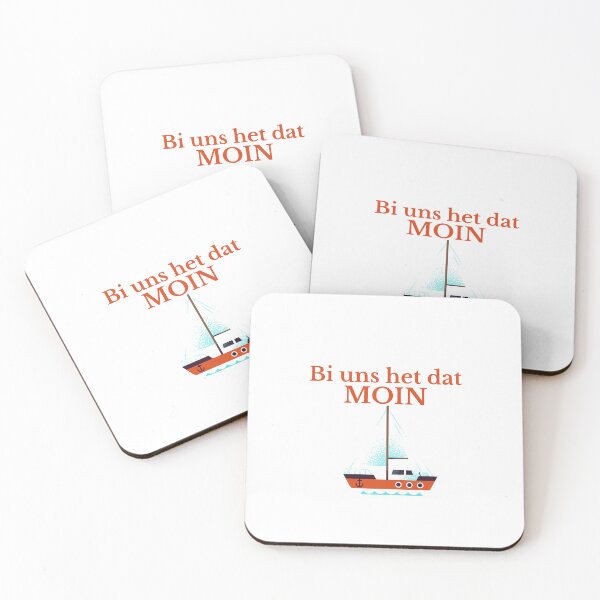 Item preview, Bi uns het dat MOIN – Low German sailboat design for coastal fans designed and sold by Fies-und-Fein.