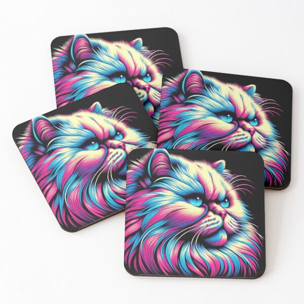Item preview, Cute colorful himalayan cat  designed and sold by Dogandesighn.