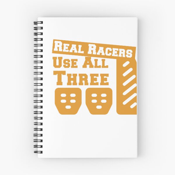 Item preview, Real Racers Use Three Pedals car lovers funny quote shirt  designed and sold by MBN02.
