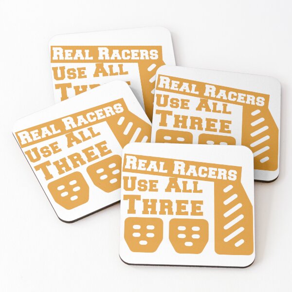 Item preview, Real Racers Use Three Pedals car lovers funny quote shirt  designed and sold by MBN02.