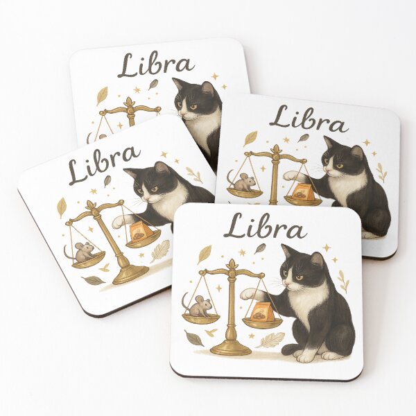 Item preview, Zodiac Cat – Libra | Funny Realistic Astrology Art designed and sold by PureConcept.