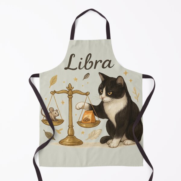 Item preview, Zodiac Cat – Libra | Funny Realistic Astrology Art designed and sold by PureConcept.