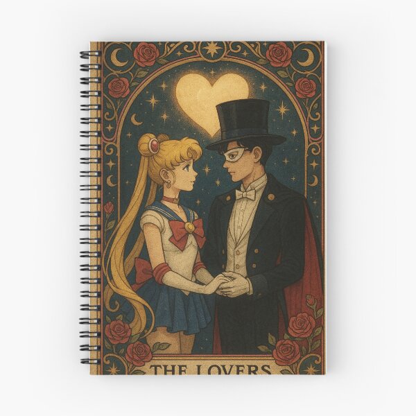 Item preview, Sailor Moon & Tuxedo Mask – The Lovers Tarot Card designed and sold by MaBakerArt.