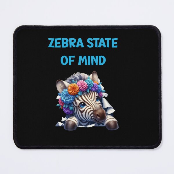 Item preview, Zebra State of Mind – Bold Black-&-White Pattern Shirt designed and sold by Maggiepeshop.