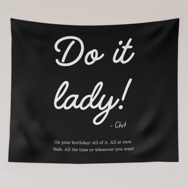 Item preview, Do It Lady - Chit designed and sold by MohamedGoldner.