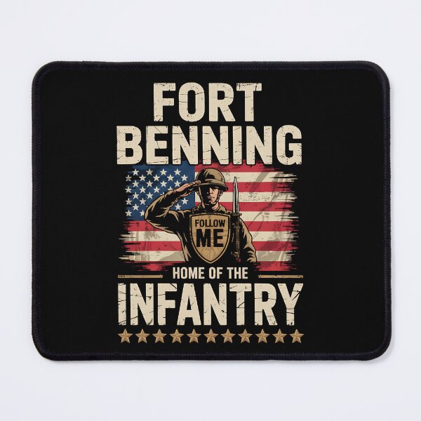 Item preview, Fort Benning home of The Infantry School Veteran Patriotic designed and sold by BakeryDozen.