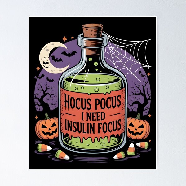Item preview, Hocus Pocus I Need Insulin Focus designed and sold by Redgiant87x.