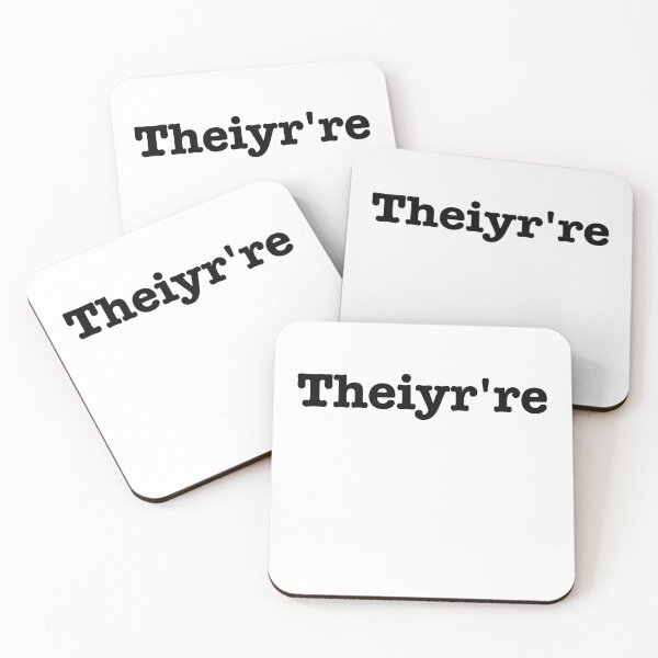 Item preview, Theyiyr're Their There They're Grammar Typo – Laugh Factory designed and sold by SkeletonsDanger.