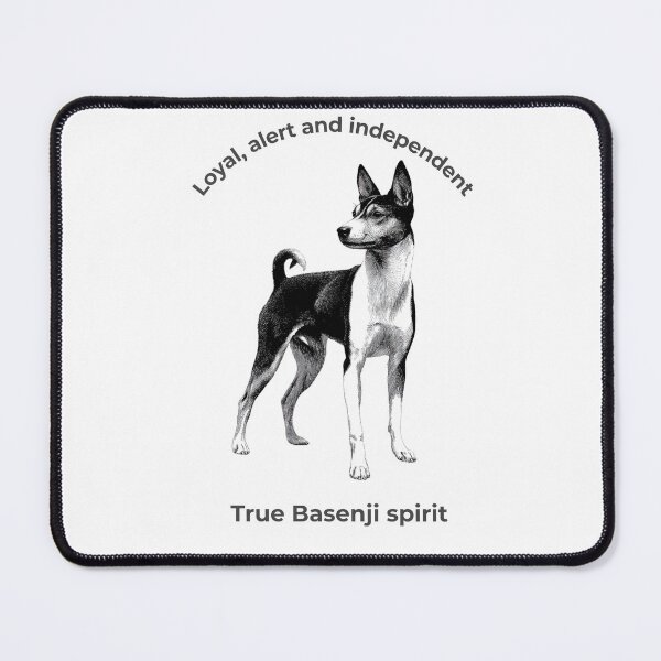 Item preview, True Basenji Spirit - Loyal, Alert, Independent Dog Art designed and sold by OhMyCotton.