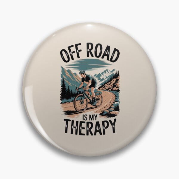 Item preview, Off the Road Is My Therapy – The MTB spirit designed and sold by FrenchTouch77.