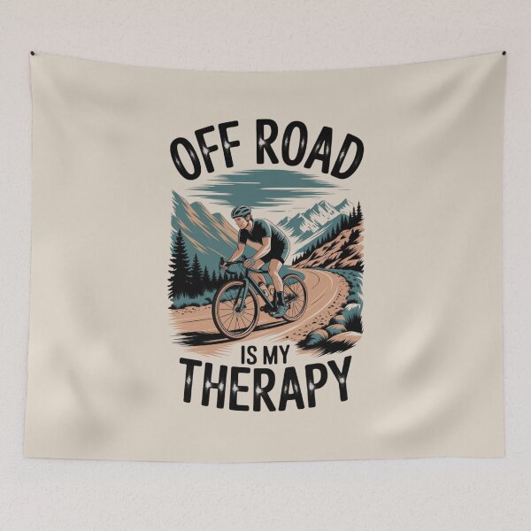 Item preview, Off the Road Is My Therapy – The MTB spirit designed and sold by FrenchTouch77.