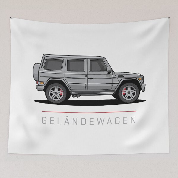 Item preview, Merc 4x4 SUV Luxury Car G Wagon Silver designed and sold by blackdogshop.
