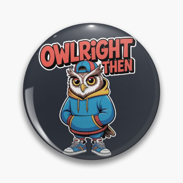 Item preview, Owlright Then – Cool Cute Owl Streetwear Style designed and sold by HolisticFurArt.