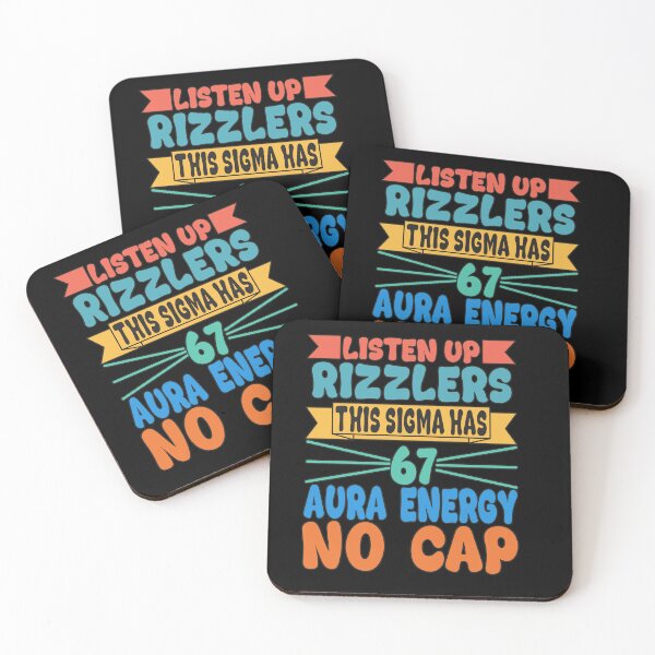 Item preview, Listen Up Rizzlers – Funny Sigma Aura Energy Meme designed and sold by haitrieuic96.