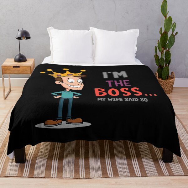 Item preview, I'm The Boss - My Wife Said So designed and sold by MohamedGoldner.