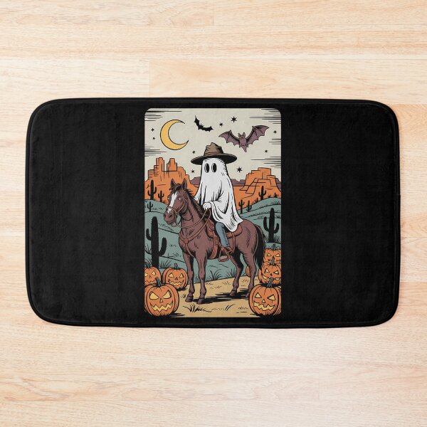 Item preview, Cowboy Ghost Riding Horse Funny Tarot Card Halloween designed and sold by WalshDrawnLaugh.