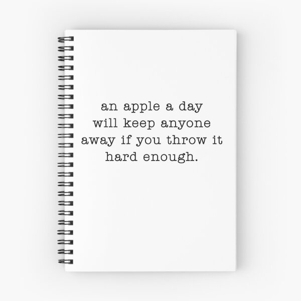 Item preview, An apple a day will keep anyone away if you throw it hard enough – funny sarcasm designed and sold by SkeletonsDanger.