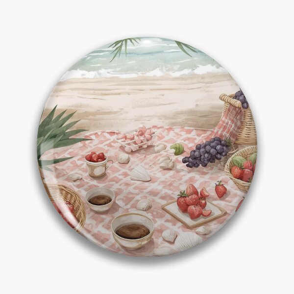 Item preview, Seaside Picnic – Cottagecore Coastal Delight designed and sold by Deezyned.
