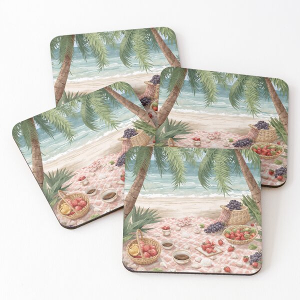 Item preview, Seaside Picnic – Cottagecore Coastal Delight designed and sold by Deezyned.