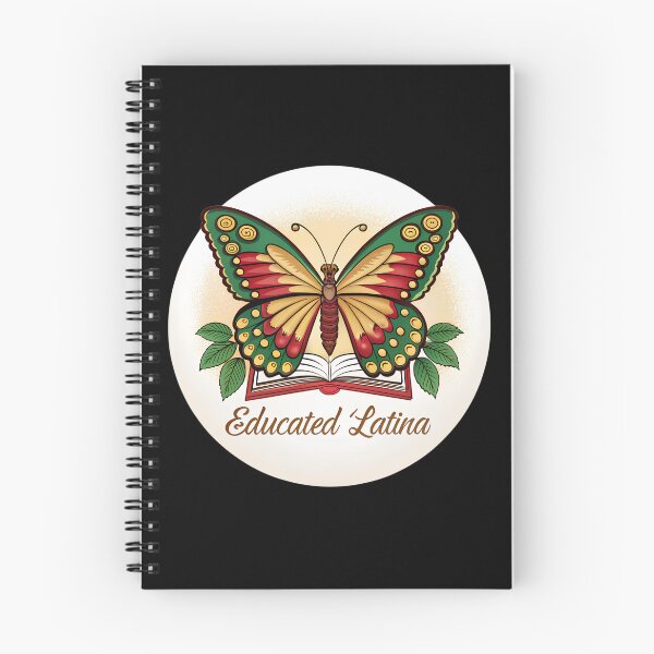 Item preview, Educated Latina Butterfly  – Latin Colors with Open Book Design designed and sold by VividOrganica.