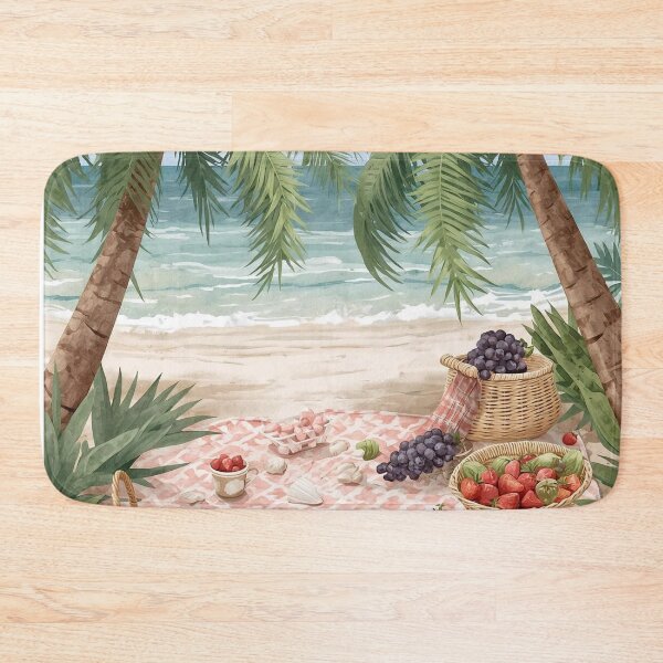 Item preview, Seaside Picnic – Cottagecore Coastal Delight designed and sold by Deezyned.