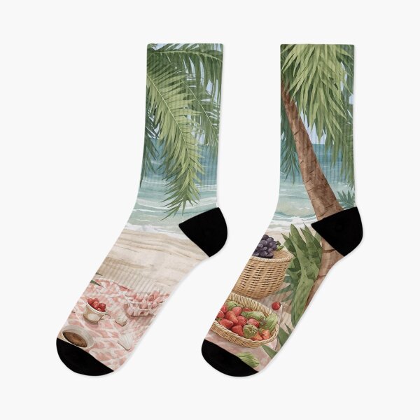 Item preview, Seaside Picnic – Cottagecore Coastal Delight designed and sold by Deezyned.