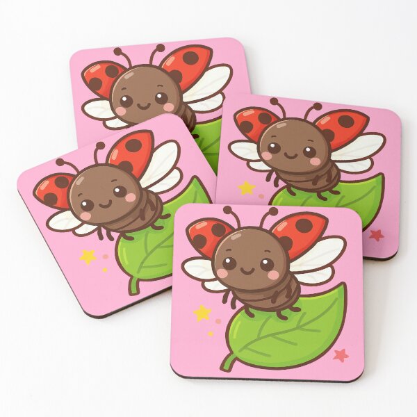 Item preview, Ladybug and the leaf designed and sold by PRINTARTLAB.