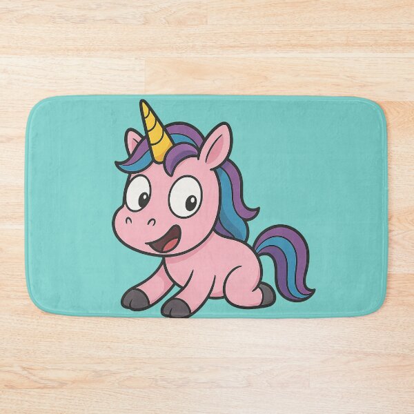 Item preview, Cartoon unicorn crouching designed and sold by AJTees99.