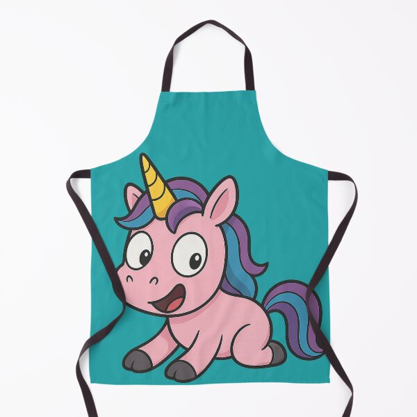Item preview, Cartoon unicorn crouching designed and sold by AJTees99.
