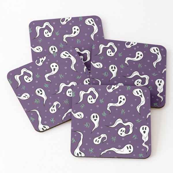 Item preview, Ghosts Pattern 1 - Purple Magic designed and sold by Daniel Bevis Design.