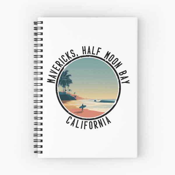 Item preview, Mavericks, Half Moon Bay - California (with Black Lettering) designed and sold by VelvetRoom.