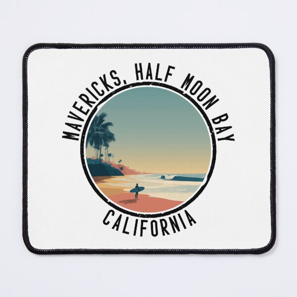 Item preview, Mavericks, Half Moon Bay - California (with Black Lettering) designed and sold by VelvetRoom.