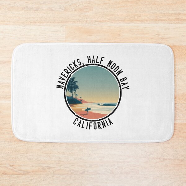 Item preview, Mavericks, Half Moon Bay - California (with Black Lettering) designed and sold by VelvetRoom.