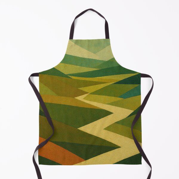 Item preview, Geometric landscape with river designed and sold by Sigtrix.