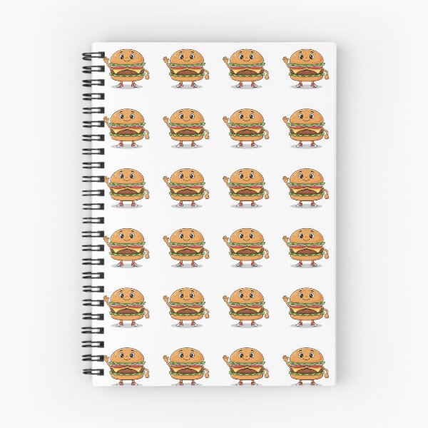 Item preview, A happy hamburger mascot designed and sold by KinnearDesign.