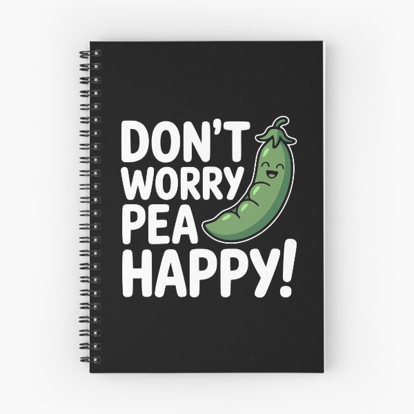 Item preview, Don't Worry Pea Happy! Funny Vegetable Pun designed and sold by PMCreative.