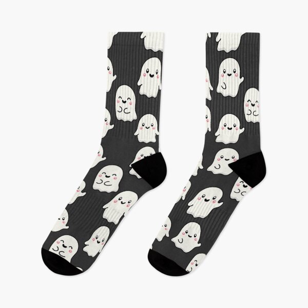 Item preview, PACK 3 Cute and Adorable Kawaii Happy Halloween GHOST designed and sold by DibujandoPorfa.
