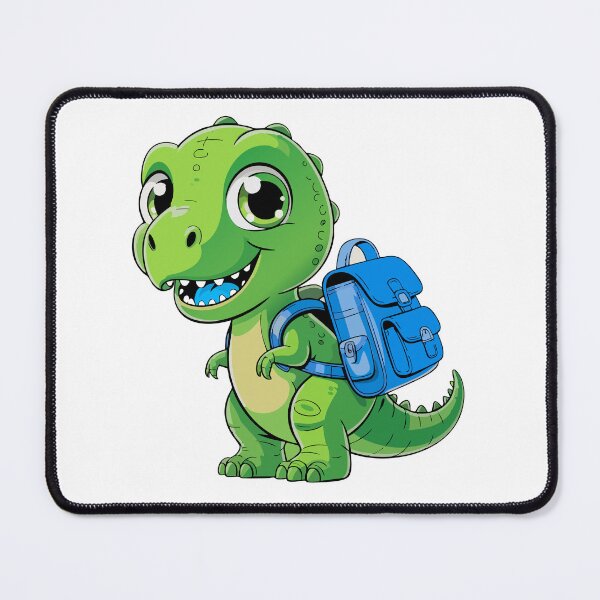 Item preview, Cute Dinosaur with Backpack designed and sold by styleonestaa.